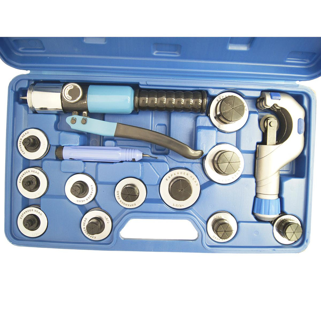 爆安 Hydraulic Tube Expander Tool Inches Copper Pipes Tool Deburring Kit  Compact and 1-1 for Tube Cutter, to Expander Heads Swaging with ペンチ、プライヤー 
