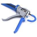 Silicone Caulking Gun 9" Grey Blue 4 Bearing Danish Style