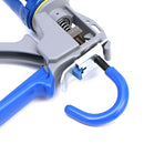 Silicone Caulking Gun 9" Grey Blue 4 Bearing Danish Style