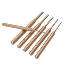 Pin Punch 6PCS Set Steel Case- size:150 mm