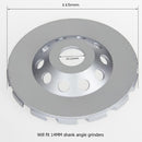 Grinding Disc 115mm x 22.23mm