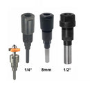 Router Bit Extension Shank 1/4 -1/4