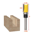 Flush Trim Pattern Template Router Bit Set 3PCs 1/4"