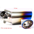 Stainless Steel Exhaust Muffler Tip Pipe Tail J7- Size:16x8.5mm