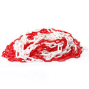 White and Red  Barrier Plastic Chain 6mm 25 meters
