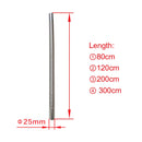 Stainless Steel Diesel Heater Exhaust Pipe with 2 Hose Clips 80,120,200,300cm