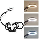 Soldering Helping Hands 6 arms, Light & Magnifier- Black