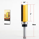 Flush Trim Pattern Template Router Bit Set 4PCs 1/4"