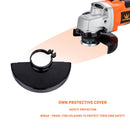 UNI-FIT Cordless Angle Grinder Brushless 2 Batteries 21V