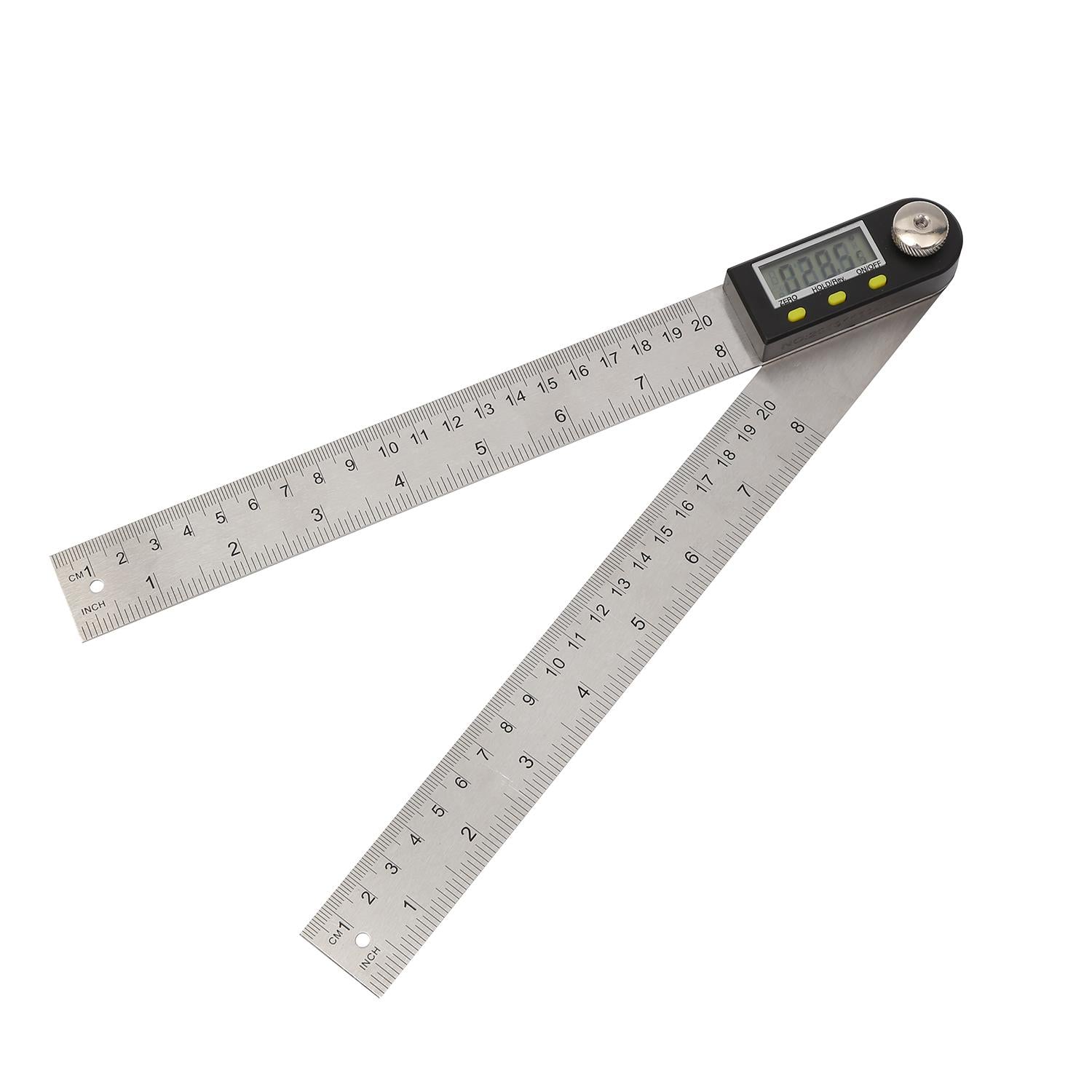 Angle Reader Ruler Digital Angle Finder Ruler Stainless Steel 200mm