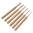 Pin Punch 6PCS Set Steel Case- size:150 mm