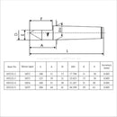 Half Dead Lathe revolving Center MT2 to MT5 freeshipping - Aimtools