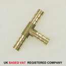 T Shape Hose Tail Air Connector 8mm