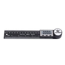 Digital Angle Finder Ruler Plastic Black 200mm