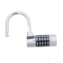 Digital Pad Lock Professional 5 Digits Silver