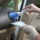 Car Internal Cleaner Tool Keyboard Air Outlet Vent Cleaning Brush+ Dustpan