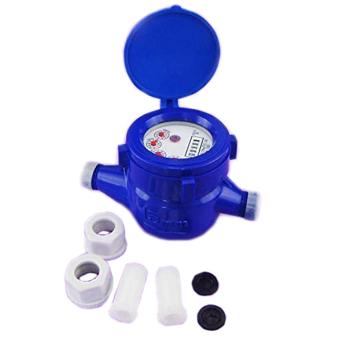 Plastic Water Meter Counter 15mm Dry Dial freeshipping - Aimtools